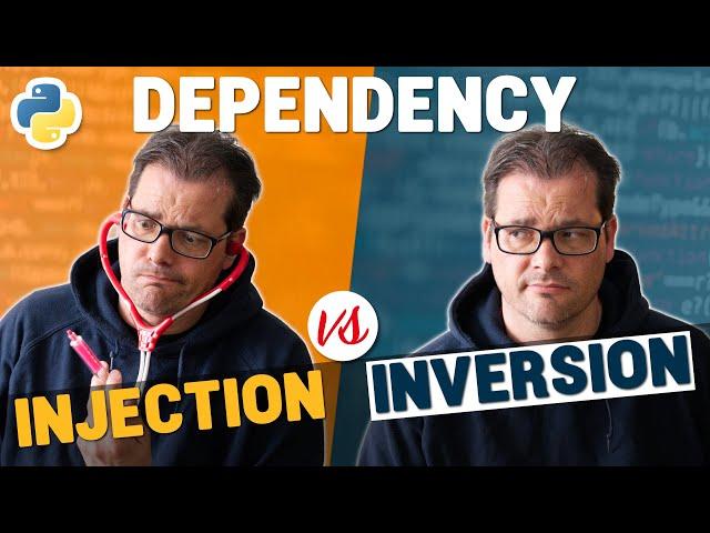 Dependency INVERSION vs Dependency INJECTION in Python