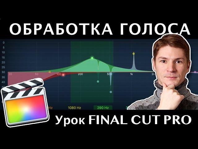 ОБРАБОТКА ГОЛОСА в Final Cut Pro. ЭКВАЛИЗАЦИЯ ЗВУКА. Эффект Эквалайзер