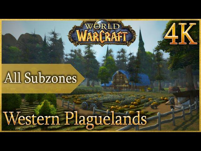 Western Plaguelands - Ambient & Zone Music | WoW - Eastern Kingdoms | 4K 60fps