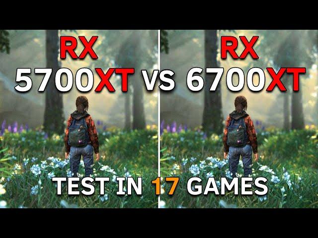 RX 5700 XT vs RX 6700 XT | Test In 17 Games at 1080p | 2023