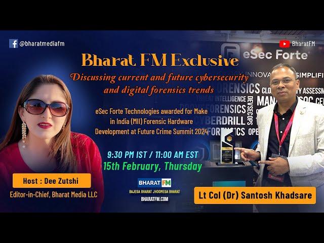 Bharat FM Exclusive - Lt Col (Dr) Santosh Khadsare