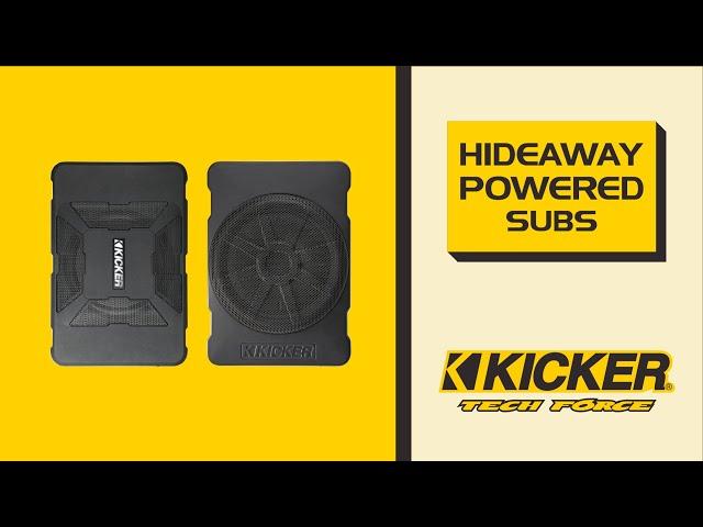 KICKER HS8 and HS10 Powered Subwoofers