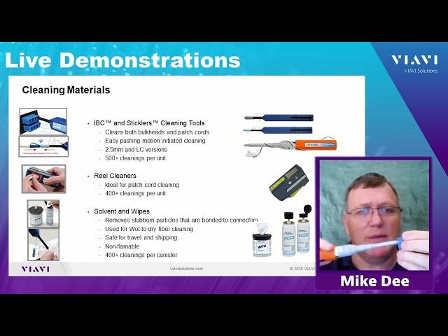 VIAVI Fiber Optic Basics Live-stream