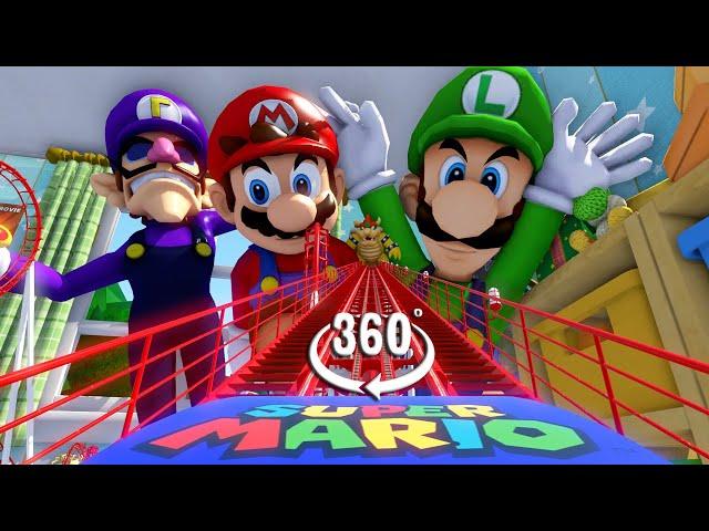 VR 360° Super Mario Roller Coaster