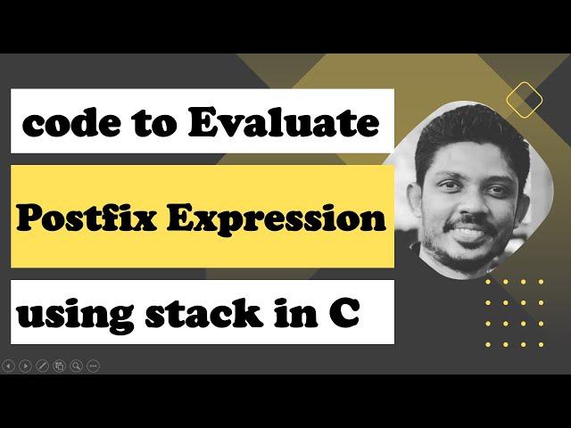 Code to Evaluate Postfix Expression using Stack in C | [ in Hindi ] | Pritesh D. Patel