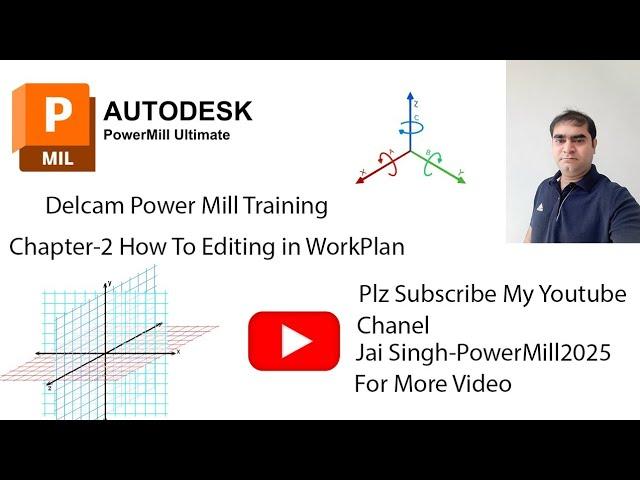 CHAPTER-2 HOW TO EDITING IN WORK PLAN | power mill | power mill2025 | power mill tutorial