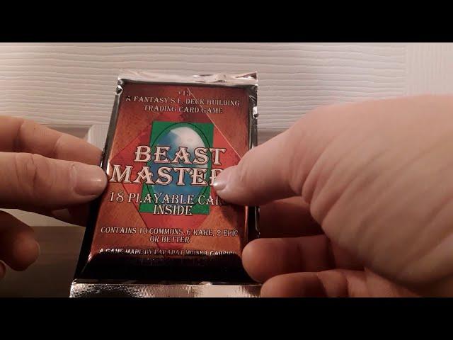 Opening a Beast Masters Booster Pack