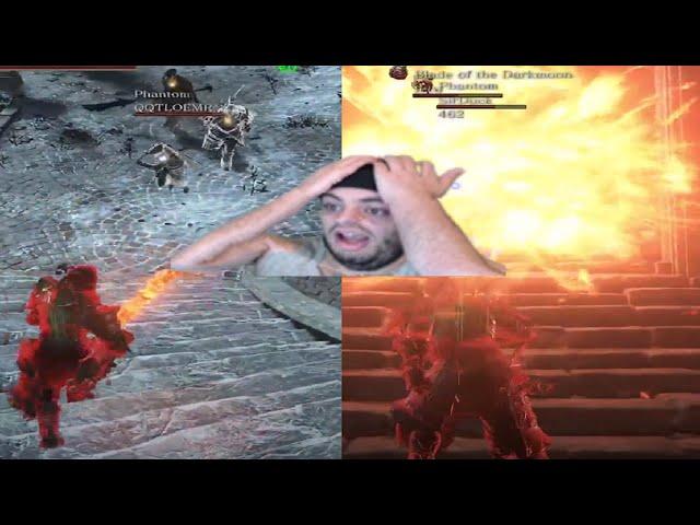 Dark Souls 3 - demon scare VS gankers