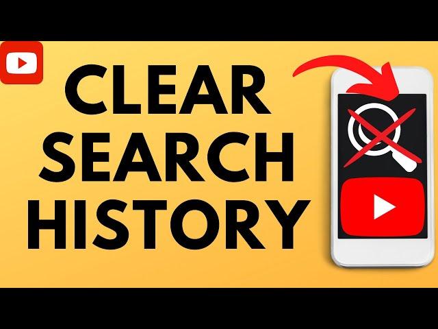 How to Clear Search History on YouTube - Delete YouTube Search History