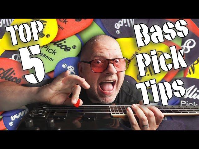 TOP 5 Bass Pick Playing Tips