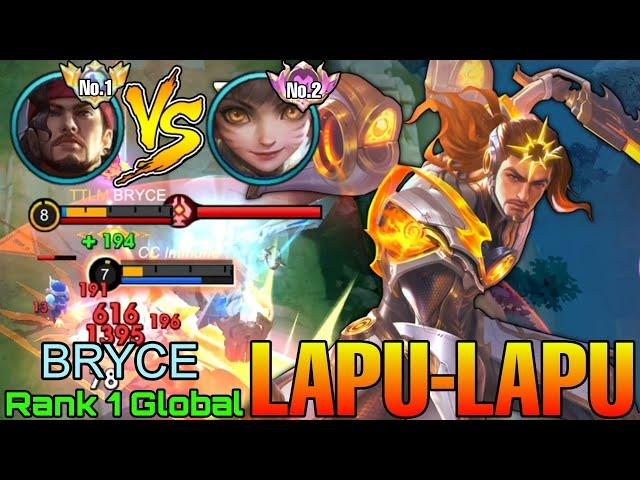 No.1 Lapu Lapu VS Supreme Wanwan - Top 1 Global Lapu Lapu by BRYCE - Mobile Legends