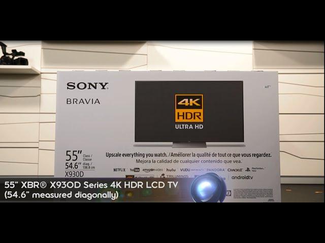 Unboxing The New Slim XBR X930D Series (4K HDR LCD TV )