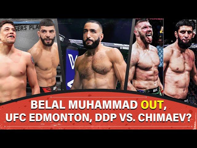 Belal Muhammad OUT of UFC 310, UFC Edmonton preview, DDP vs. Chimaev? | MORNING KOMBAT