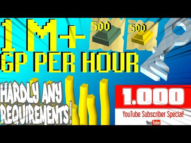 OSRS EASY Money Making Guide 2020(TOP 3)||1M GP Per Hour OSRS Money Making 2020||1k SUB Special