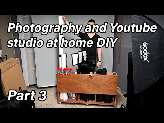 Building a photography and youtube studio in my garage - Part 3