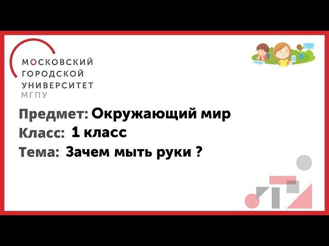 1 класс. Окружающий мир. Зачем мыть руки ?