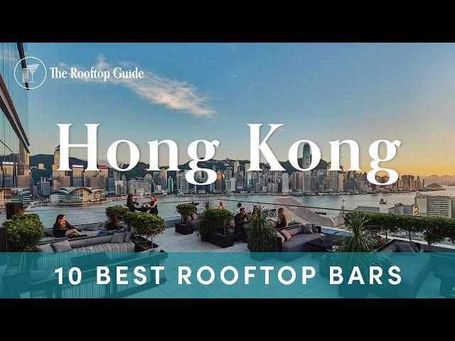 10 Best Rooftop Bars in Hong Kong - 2024