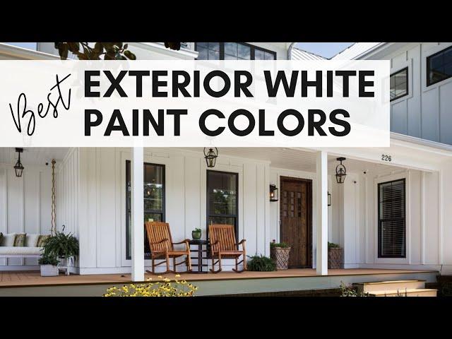 The Best White Paint Colors for Exteriors