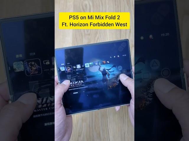 #ps5 on #mimixfold #horizonforbiddenwest