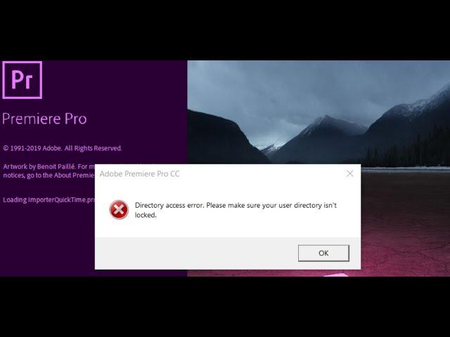 Fix Adobe Premiere Pro Error Could Not Find The Shared Documents Directory