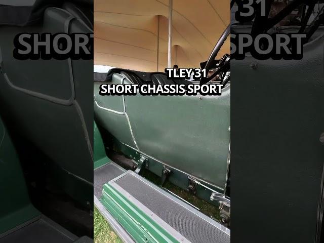 1928 Bentley 31 Short Chassis Sport