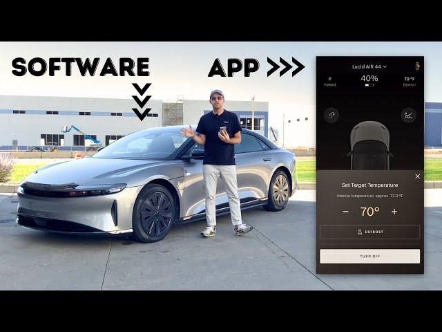 Lucid Air Software & Mobile App Deep Dive! Huge Updates For Version 2.4 With ADAS & More