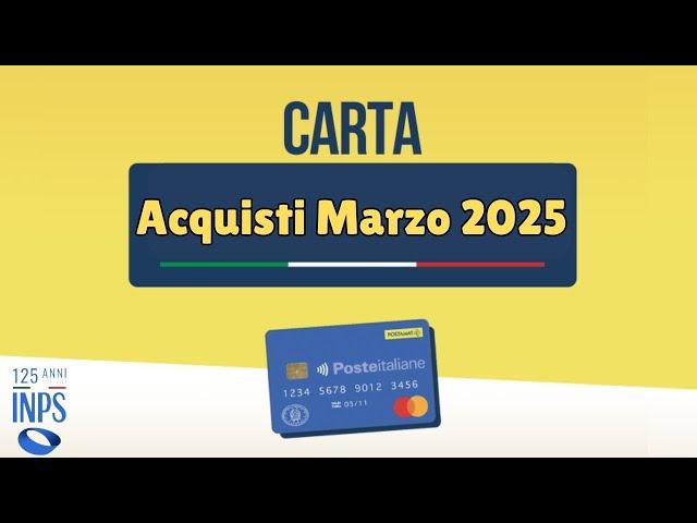  Carta Acquisti Marzo 2025: 80 euro – Ecco quando arriva la ricarica!