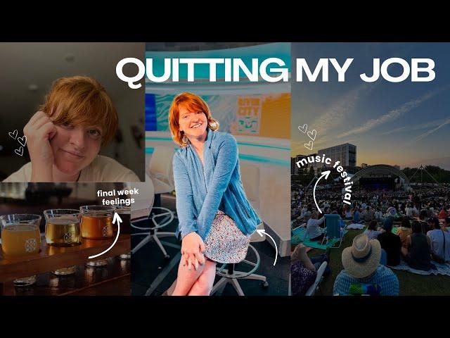 Quitting my job in tv news (and my last week at work!)