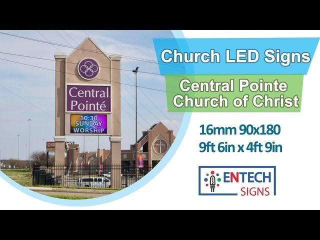 Digital Church LED Sign | Full-Color RGB | 16MM LED Signs