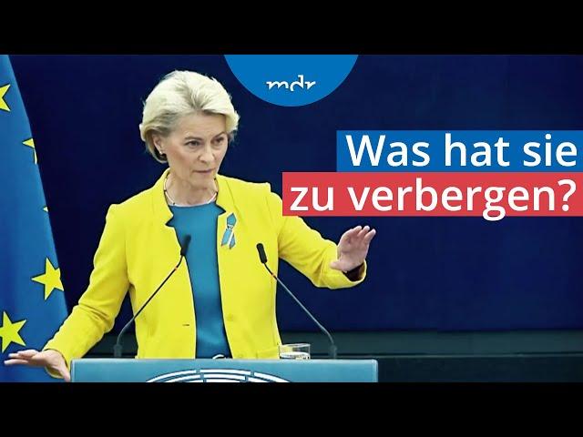 Strafverfahren gegen Ursula von der Leyen gestartet | Umschau | MDR