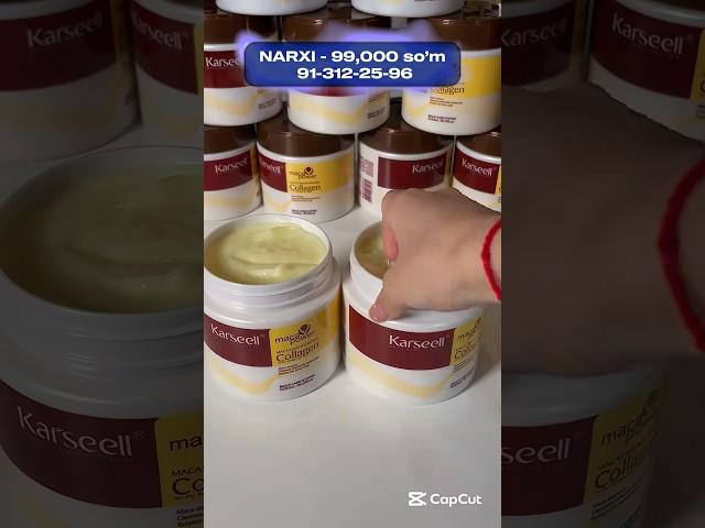 ⭐️ Product Link in Comments! ⭐️ Karseell Collagen |  Sochlar uchun Balzam Kollagen ️ 91-312-25-96