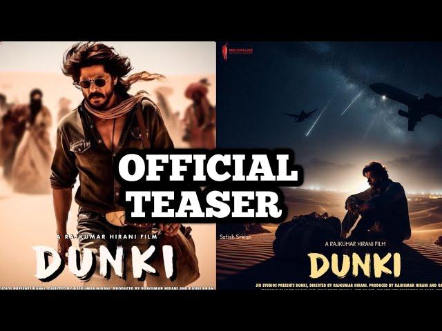 Dunki Official Teaser Announcement | Shahrukh Khan | Rajkumar Hirani