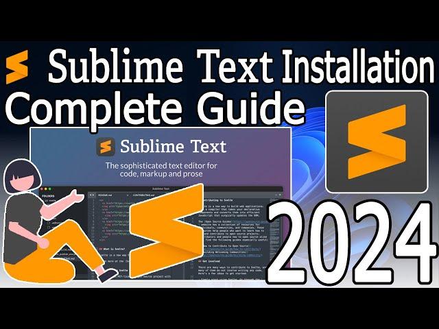 How to install Sublime Text 4 on Windows 10/11 [ 2024 Update ] Demo Program