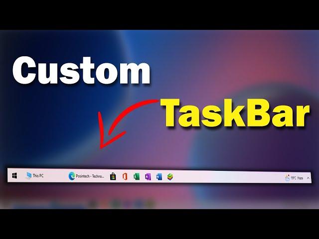 Windows 10 Taskbar Customization