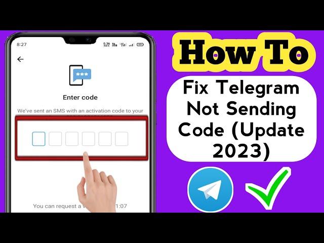 How To Fix Telegram Not Sending Code (Update 2023)|telegram verification problem