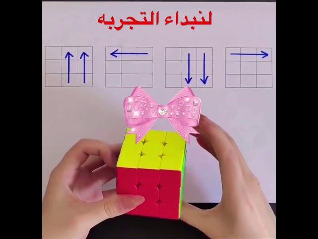 طريقة حل مكعب روبيك  Rubik's Cube#