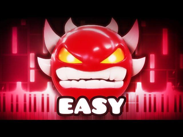 Bloodbath - Geometry Dash | EASY Piano Tutorial