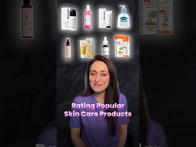 Speed review of popular skin care products | dermatologist opines