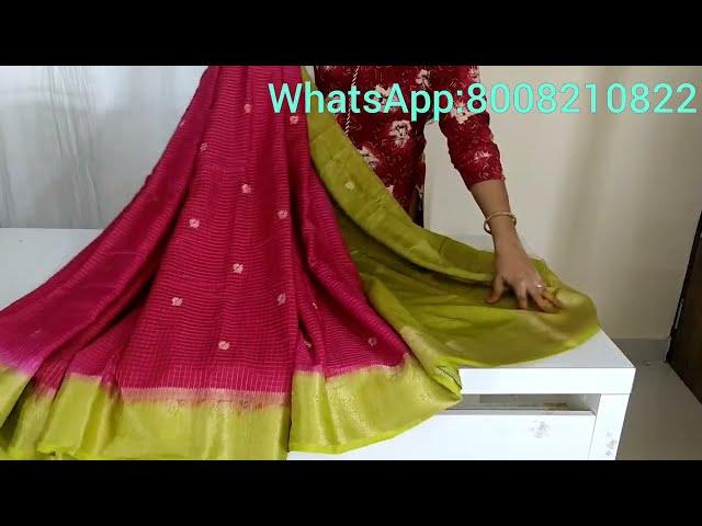 Latest Russaian Silk Sarees,Tussar Kanchiborder with Mirror Work Sarees@jalatest