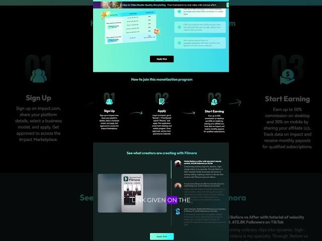 Filmora Creator Monetization Program Explained #shorts