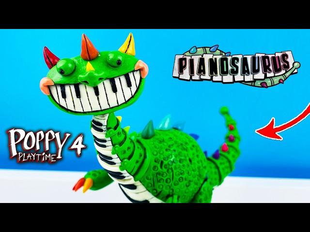 Making Pianosaurus Poppy Playtime Chapter 4 with CLAY - tutorial