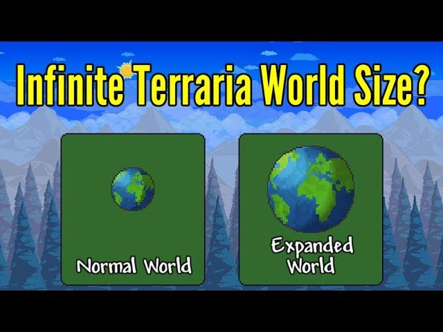 What If Terraria had Infinite World Size? - Larger Terraria worlds?