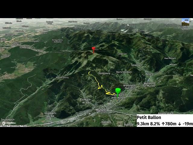 Petit Ballon / Tour de France 2023 Stage 20 - Men : Belfort to Le Markstein Fellering (July 22, 2