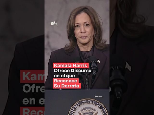 Kamala Harris reconoce su derrota - N+ #shorts