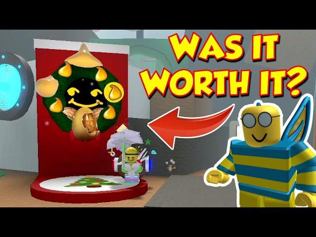 HONEY BEE HONEY WREATH - WAS IT REALLY WORTH IT? - BEE SWARM SIMULATOR BEESMAS