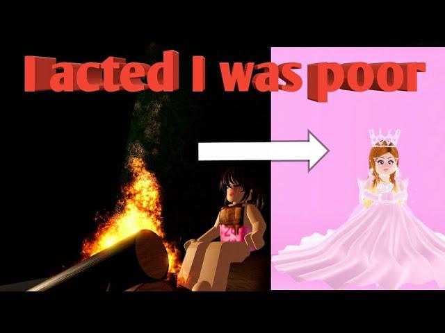 I Acted Being Poor To See People's Reaction (SHOCKING) || Royale High || PauleenTV