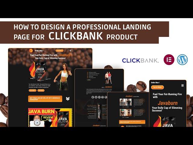 How to Create Professional Clickbank Landing Page in Wordpress using Elementor | Elementor tutorial