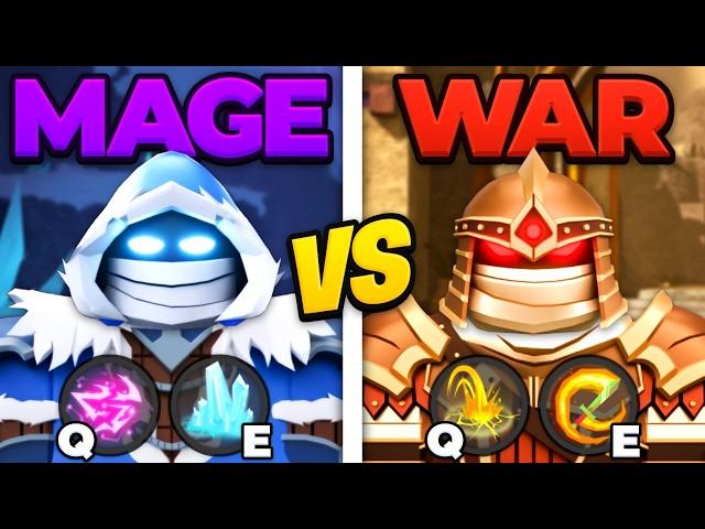 MAGE VS WARRIOR Race In Dungeon Quest!