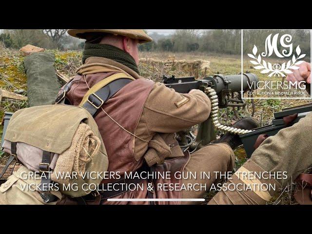 Great War Vickers Machine Gun in the Trenches - Supporting Zeitgeist Tours