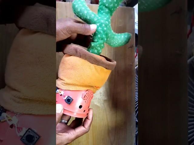 How to open dancing cactus toy // What inside talking cactus // Toy repair #shorts #cactus